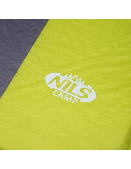 Mata samopompująca z poduszką nils camp nc4349 zielono-szara