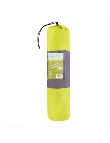 Mata samopompująca z poduszką nils camp nc4349 zielono-szara