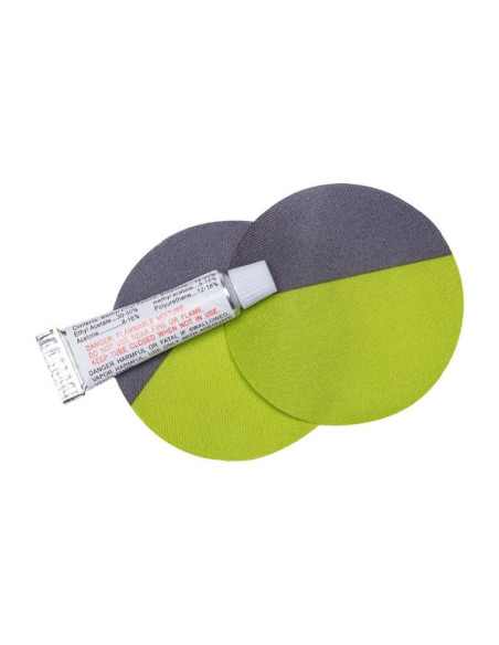 Mata samopompująca z poduszką nils camp nc4349 zielono-szara