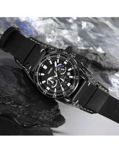 Zegarek męski skmei 9249bkbk + box