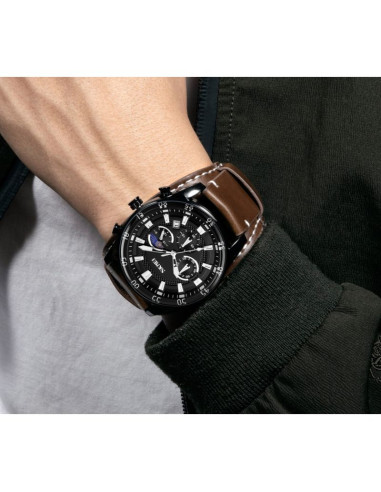 Zegarek męski skmei 9249bnbk + box