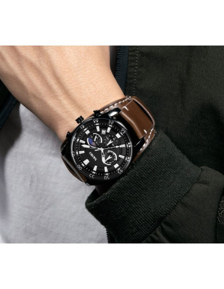 Zegarek męski skmei 9249bnbk + box