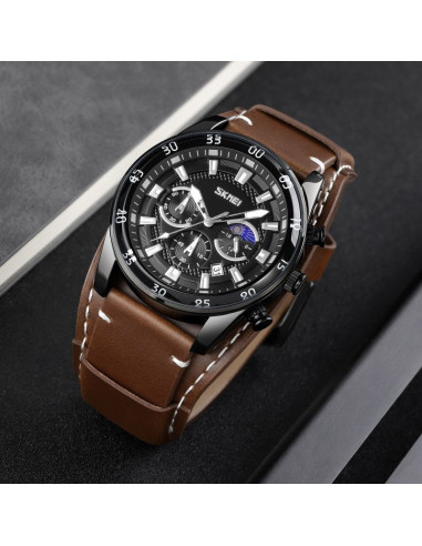 Zegarek męski skmei 9249bnbk + box