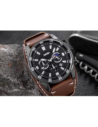 Zegarek męski skmei 9249bnbk + box