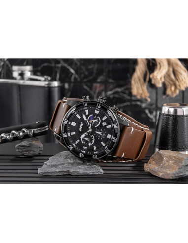 Zegarek męski skmei 9249bnbk + box