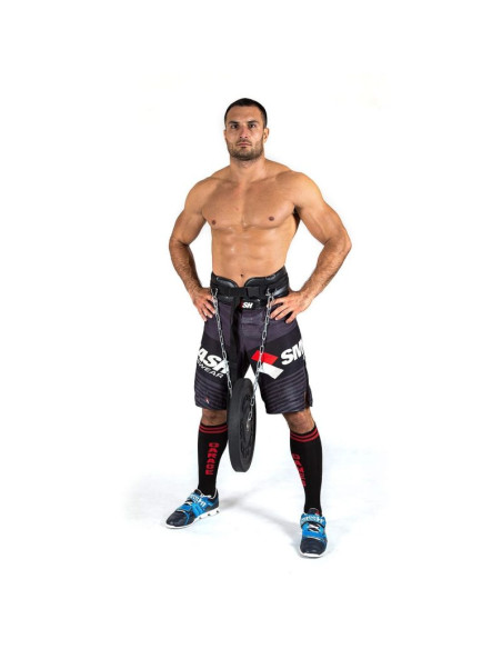 Pas obciążeniowy kulturystyczny - dip belt bushido