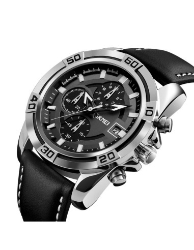 Zegarek męski skmei 9156sibk + box