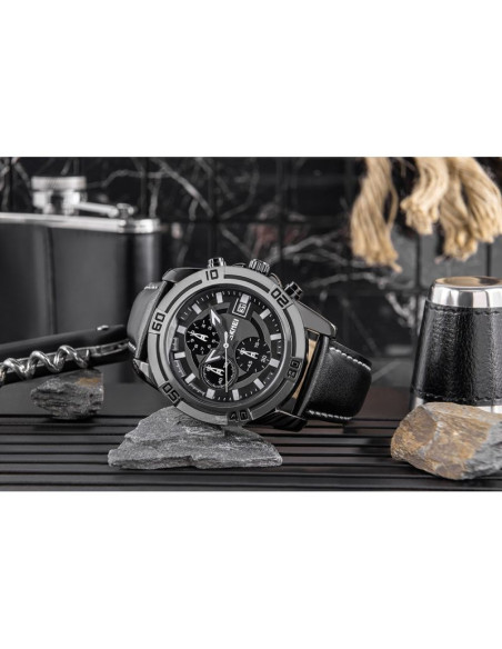 Zegarek męski skmei 9156sibk + box