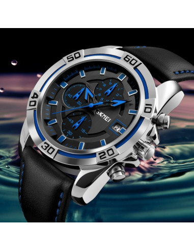 Zegarek męski skmei 9156sibu + box