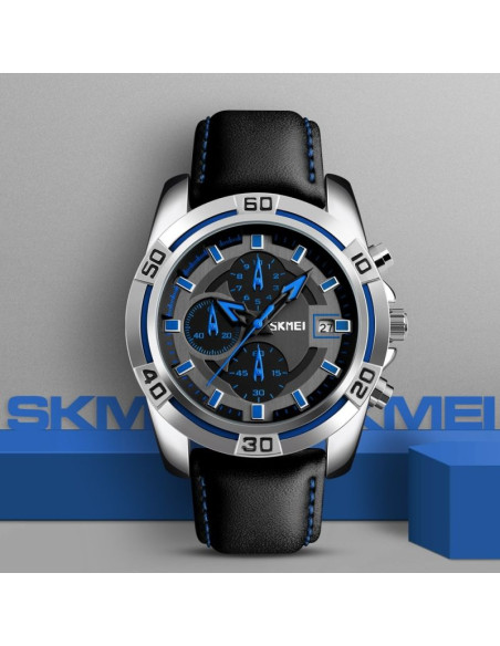 Zegarek męski skmei 9156sibu + box