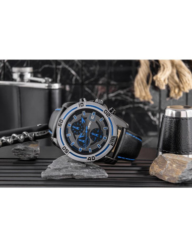 Zegarek męski skmei 9156sibu + box