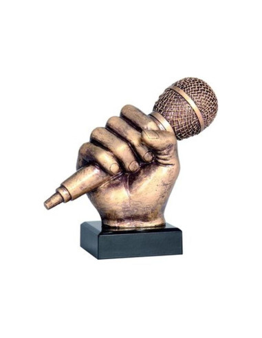 Figurka odlewana - mikrofon  rfst2074-14/br