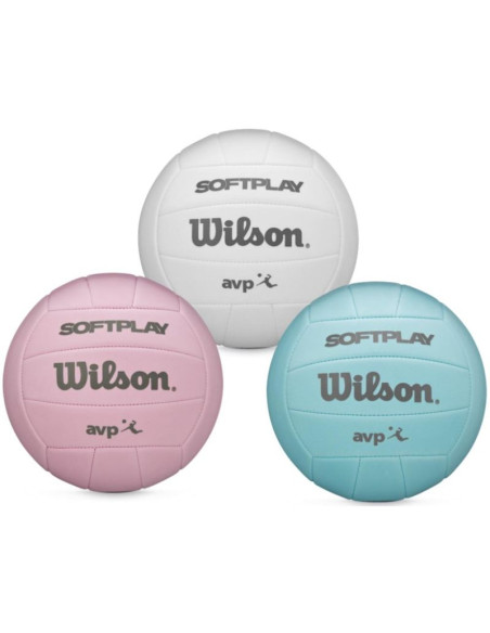Piłka siatkowa wilson avp softplay biała