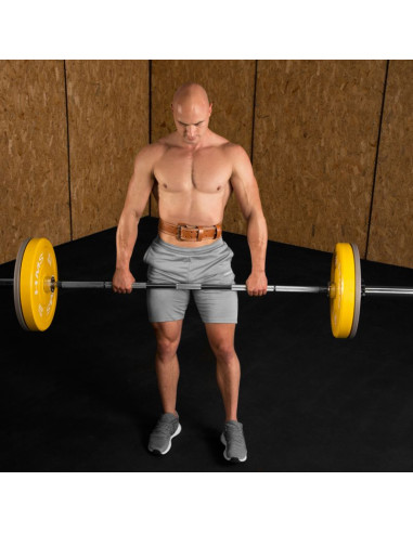 Pa3998 brown rozm. s pas do ćwiczeń siłowych hms