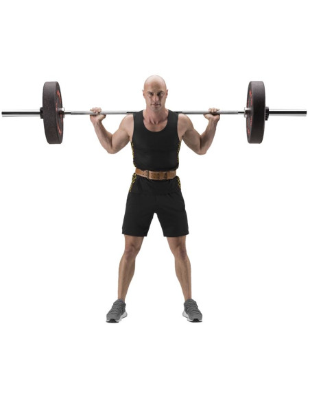 Pa3998 brown rozm. l pas do ćwiczeń siłowych hms