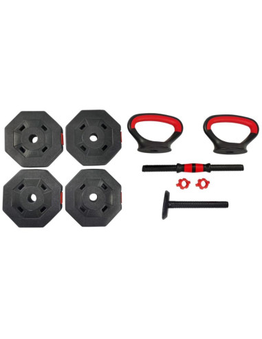 Hantla kompozytowa kettlebell przyrząd do pompek 3w1 10kg eb fit