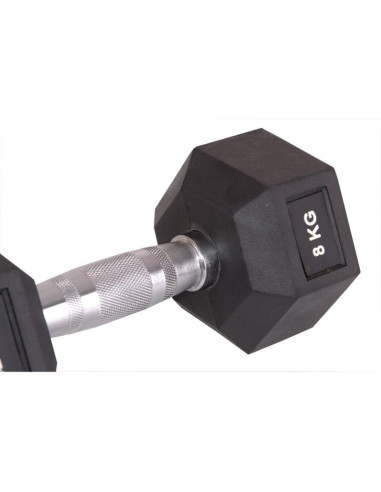 Hantla gumowa hex 8 kg enero fit