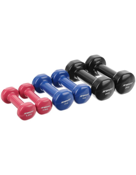 Zestaw hantli vdb 7kg stojak choinka enero fit