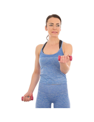 Zestaw hantli vdb 7kg stojak choinka enero fit