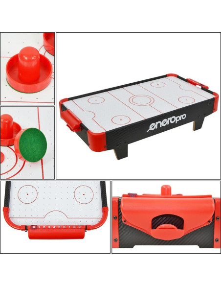 Stół gra cymbergaj air hockey 60x32,5x14cm czarny enero pro