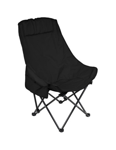 Krzesło turystyczne składane 46x46x90cm czarne