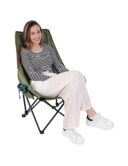 Krzesło turystyczne składane 46x46x90cm zielone 2