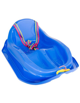 Sanki plastikowe mini bobek niebieskie