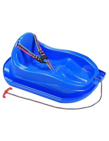 Sanki plastikowe mini bobek niebieskie