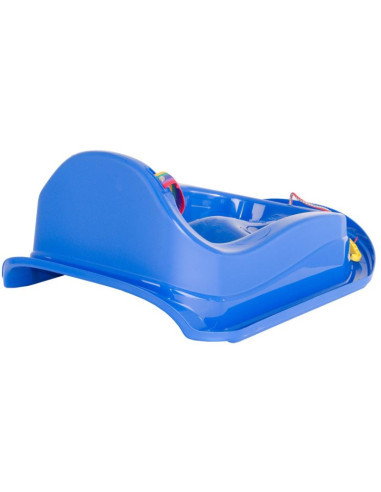 Sanki plastikowe mini bobek niebieskie