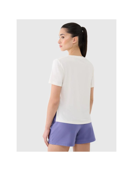 Koszulka damska treningowa oversize szybkoschnąca 4f 4frss25tftsf1236-11s