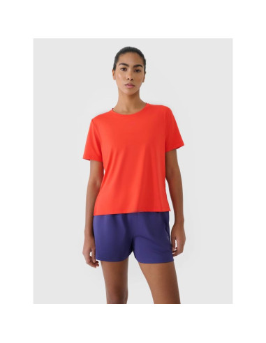 Koszulka damska treningowa oversize szybkoschnąca 4f 4frss25tftsf1236-62s