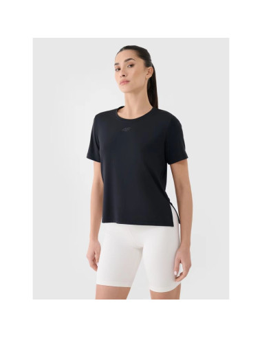 Koszulka treningowa oversize szybkoschnąca damska 4f 4fwmm00tftsf1829-20s