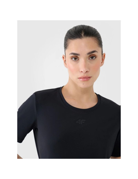Koszulka treningowa oversize szybkoschnąca damska 4f 4fwmm00tftsf1829-20s