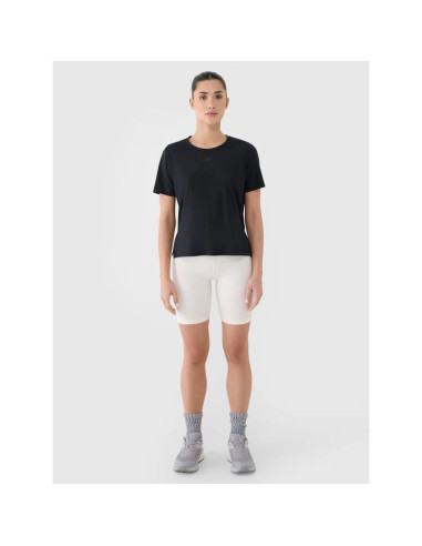 Koszulka treningowa oversize szybkoschnąca damska 4f 4fwmm00tftsf1829-20s