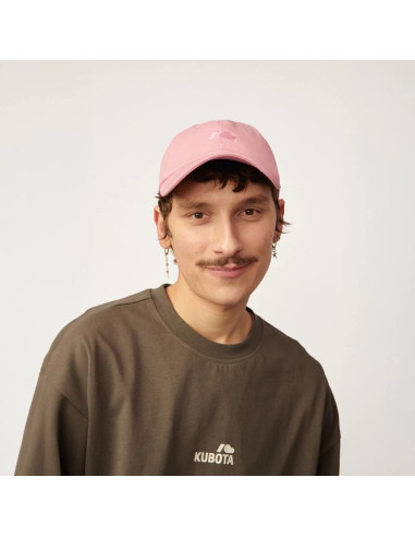 Kubota czapka z daszkiem różowa k25ss-501-001-28-1