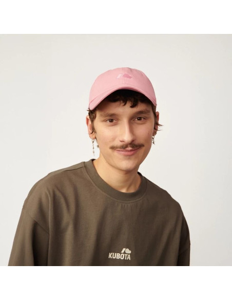 Kubota czapka z daszkiem różowa k25ss-501-001-28-1