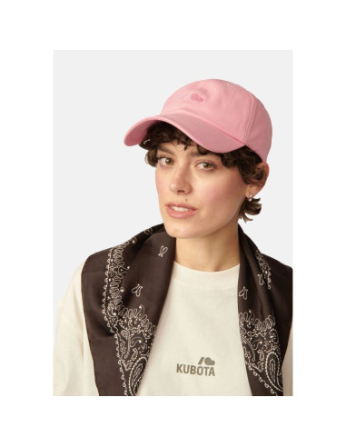 Kubota czapka z daszkiem różowa k25ss-501-001-28-1