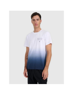 T-shirt regular z nadrukiem męski 4f 4fraw25ttshm3226-31s