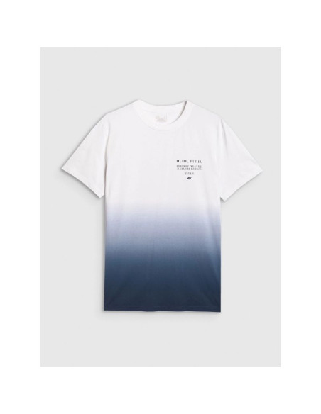 T-shirt regular z nadrukiem męski 4f 4fraw25ttshm3226-31s