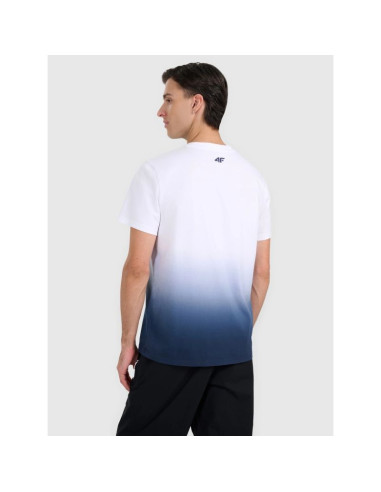 T-shirt regular z nadrukiem męski 4f 4fraw25ttshm3226-31s