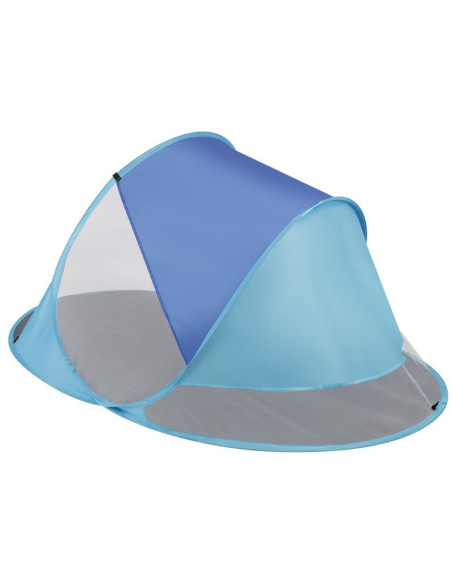 Namiot parawan plażowy samorozkładający 190x120x90/70cm niebieski pop-up