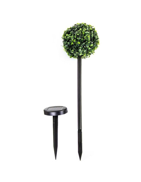 Zestaw lamp solarnych 3 kul bukszpanowych 27 led