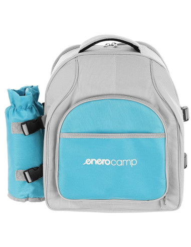 Plecak piknikowy termiczny błekitno szary 25l enero camp