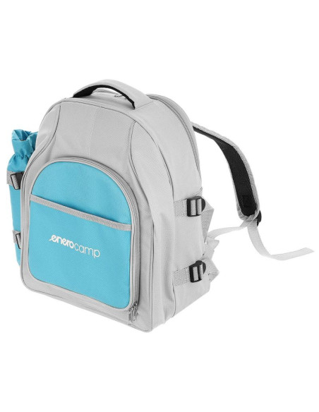 Plecak piknikowy termiczny błekitno szary 25l enero camp
