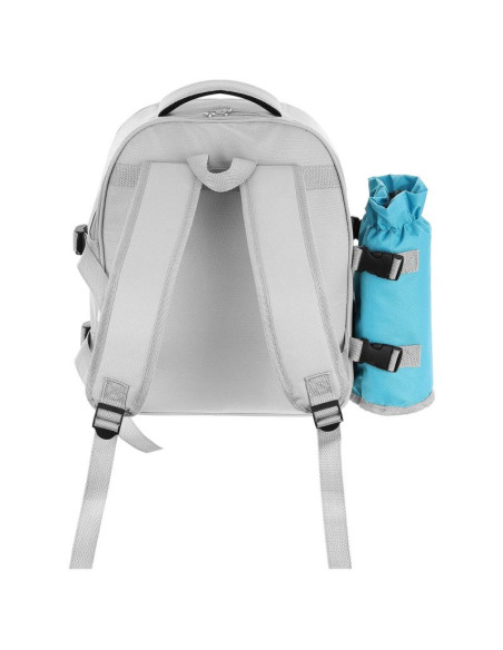 Plecak piknikowy termiczny błekitno szary 25l enero camp
