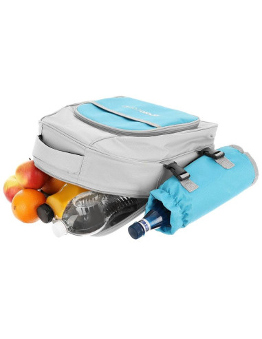 Plecak piknikowy termiczny błekitno szary 25l enero camp