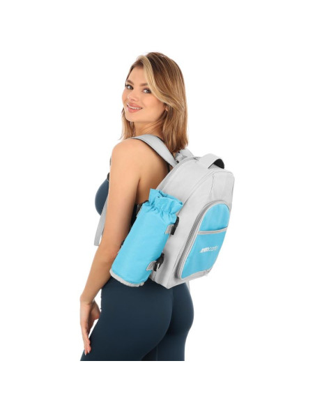 Plecak piknikowy termiczny błekitno szary 25l enero camp