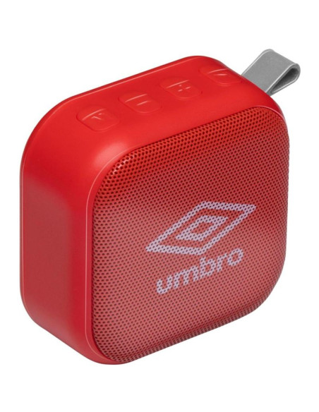 Głośnik bezprzewodowy przenośny zestaw głośnomówiący 3w umbro czerwony