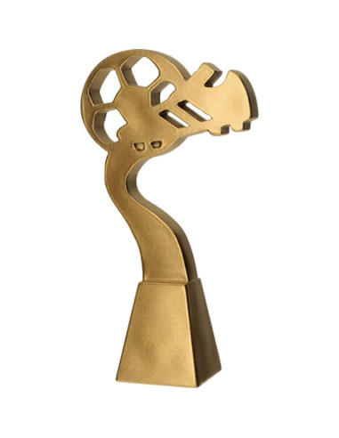 Figurka odlewana - złota linia piłka nożna