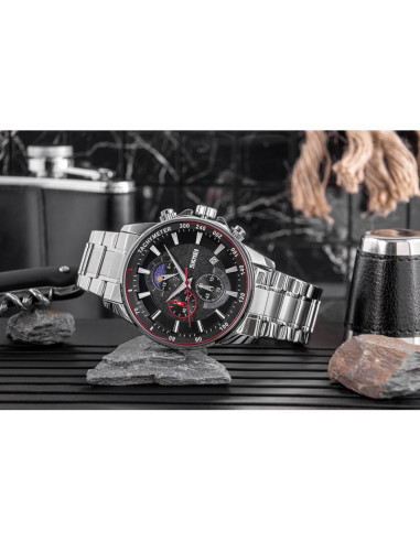 Zegarek męski skmei 9250sibk + box